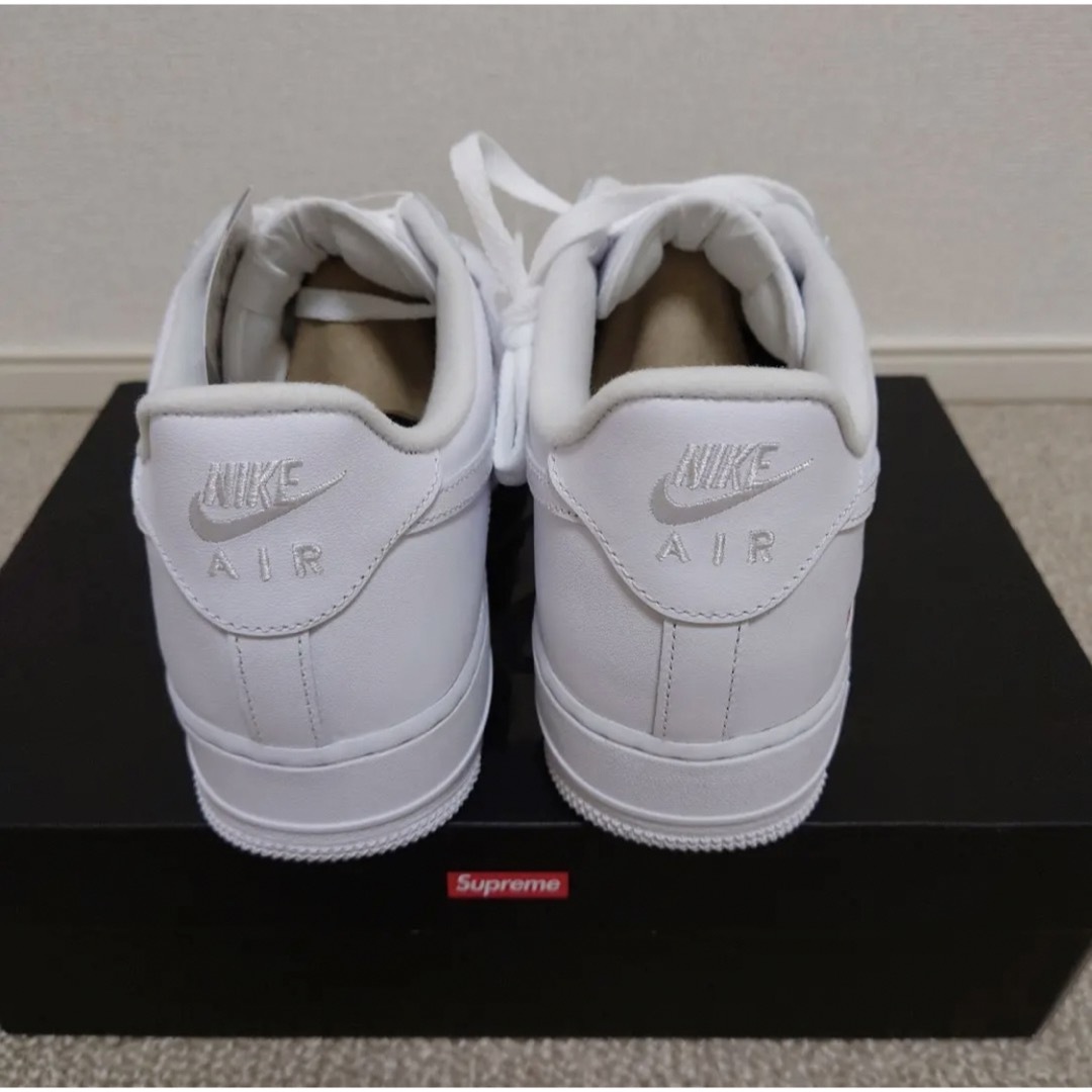 NIKE AIR FORCE1 SUPREME エアフォース1 白 27.5cm