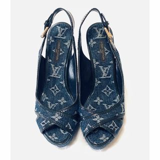 ルイヴィトン(LOUIS VUITTON)の【Louis Vuitton】ウェッジサンダル(サンダル)