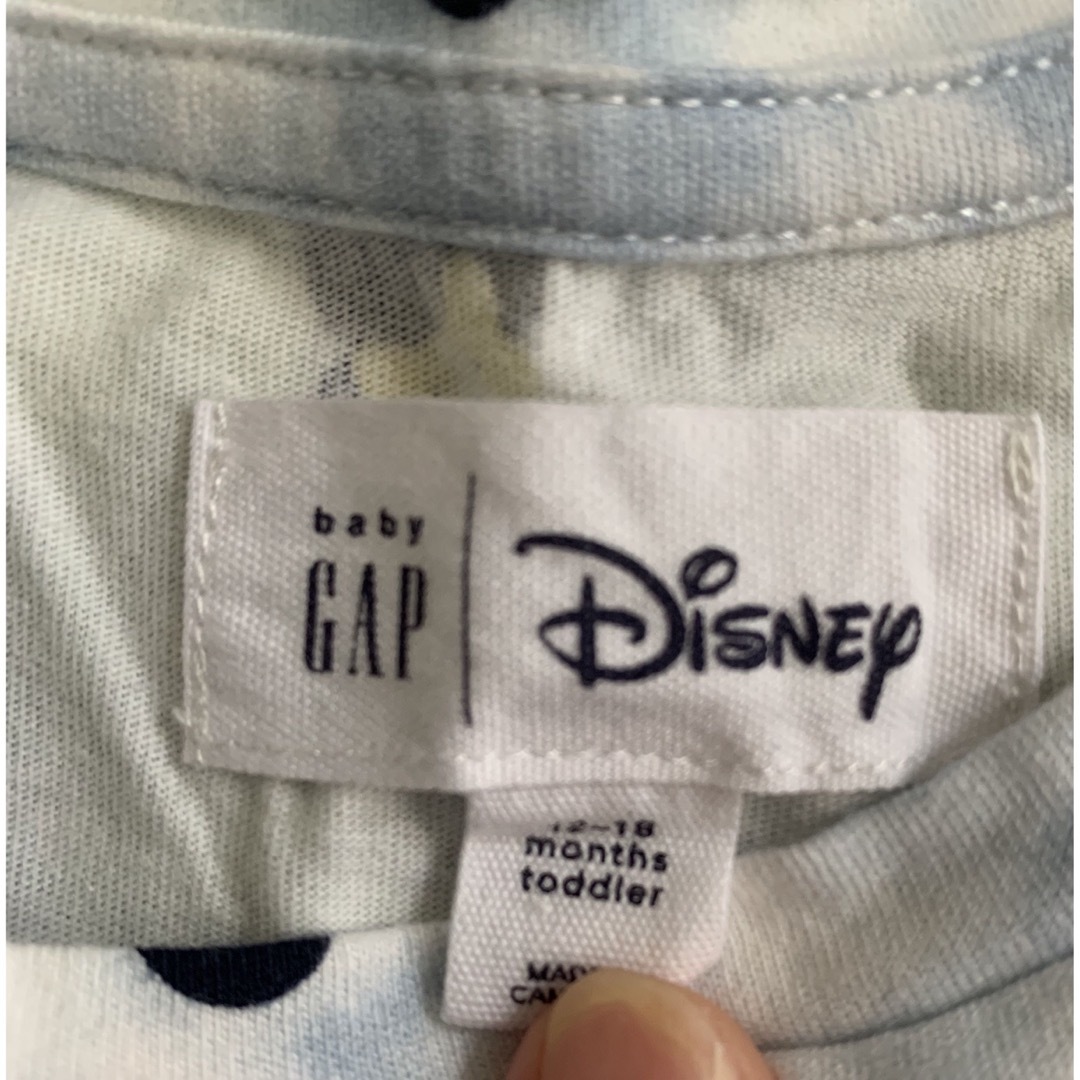babyGAP(ベビーギャップ)のBaby Gap Disneyコラボ　ワンピース　サイズ80 キッズ/ベビー/マタニティのベビー服(~85cm)(ワンピース)の商品写真