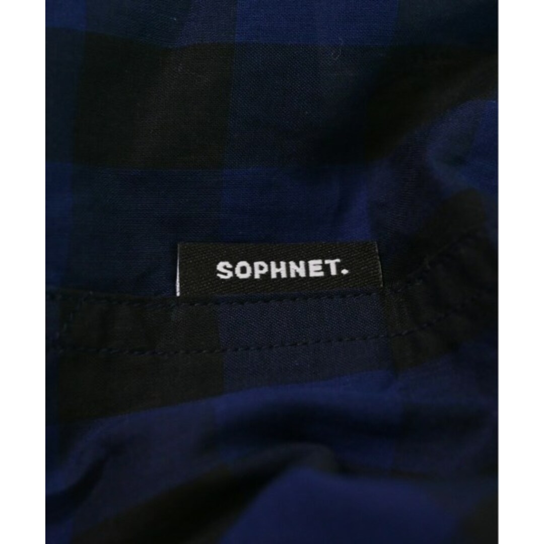 SOPHNET.(ソフネット)のSOPHNET. ソフネット カジュアルシャツ S 紺x黒(チェック) 【古着】【中古】 メンズのトップス(シャツ)の商品写真