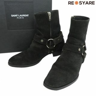 サンローラン(Saint Laurent)のサンローラン パリ 443190 レザー サイドジップ ブーツ 45538(ブーツ)