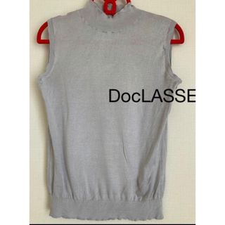 ドゥクラッセ(DoCLASSE)のDocLASSEノースリーブ　カットソー半袖　トップス　シャツ　サイズM(カットソー(半袖/袖なし))