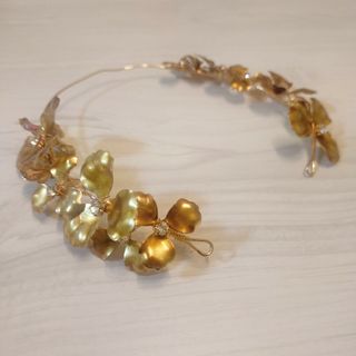 ブライダル　ヘッドドレス　ウェディング　ヘアアクセサリー　髪飾り　和装(ヘッドドレス/ドレス)