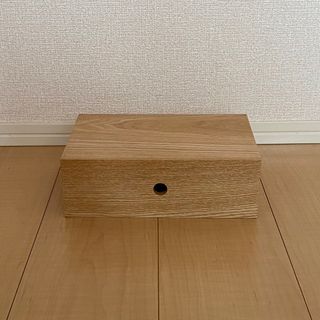 ムジルシリョウヒン(MUJI (無印良品))の無印良品 小物収納 1段 木製 収納ボックス 収納ケース(小物入れ)