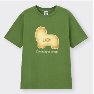 ジーユー(GU)のGU×たべっ子どうぶつ　Tシャツ　XLサイズ(Tシャツ(半袖/袖なし))