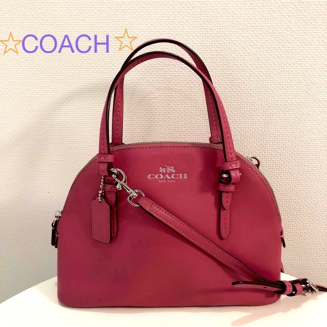 美品です!COACH 2wayバッグ ハンドバッグ ショルダーバッグ 斜め掛け