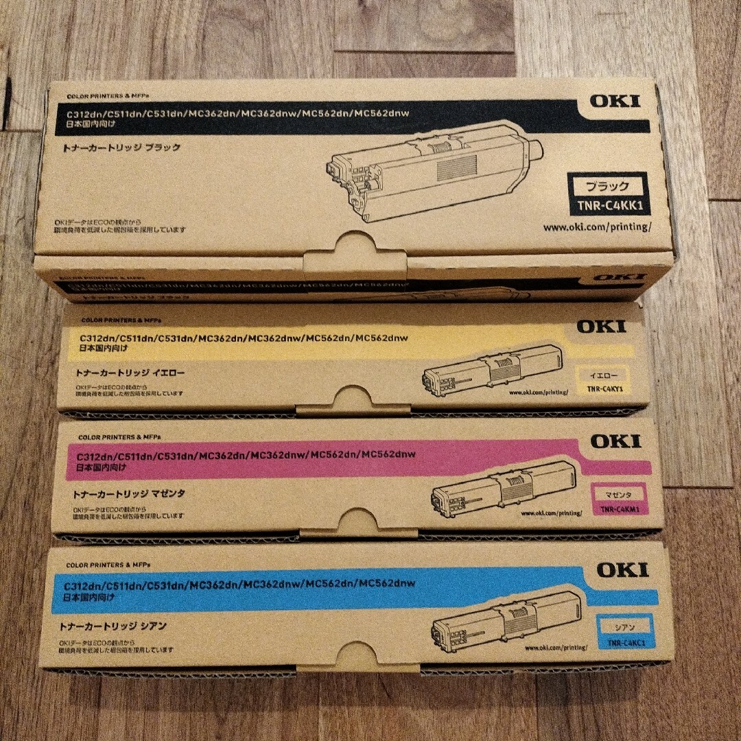 沖電気工業 - OKI オキ 純正トナーTNR-C4Kシリーズ【4本セット】の通販