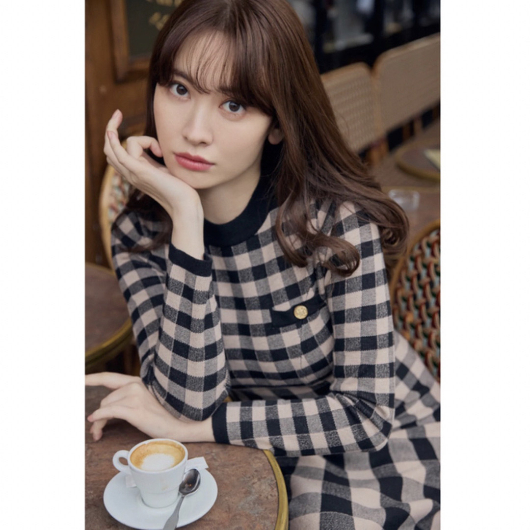 Her lip to - herlipto Plaid Jacquard Knit Dress 希少！の通販 by ...