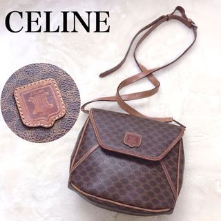 セリーヌ(celine)のCELINE セリーヌ ヴィンテージ マカダム ショルダーバッグ ポシェット(ショルダーバッグ)