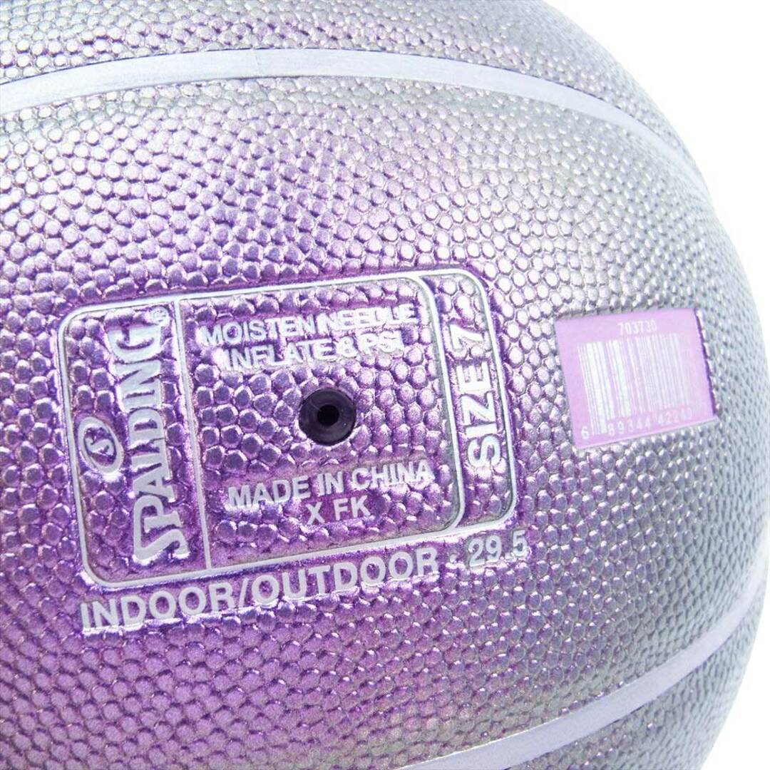 Supreme(シュプリーム)のSupreme シュプリーム その他アクセサリー 23SS Bernadette Corporation Spalding Basketball Purple バーナデット コーポレーション スポルディング バスケットボール パープル【新古品】【未使用】【中古】 メンズのアクセサリー(その他)の商品写真