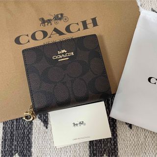 コーチ(COACH)の11 新品　未使用　COACH コーチ シグネチャー 2つ折り財布(財布)