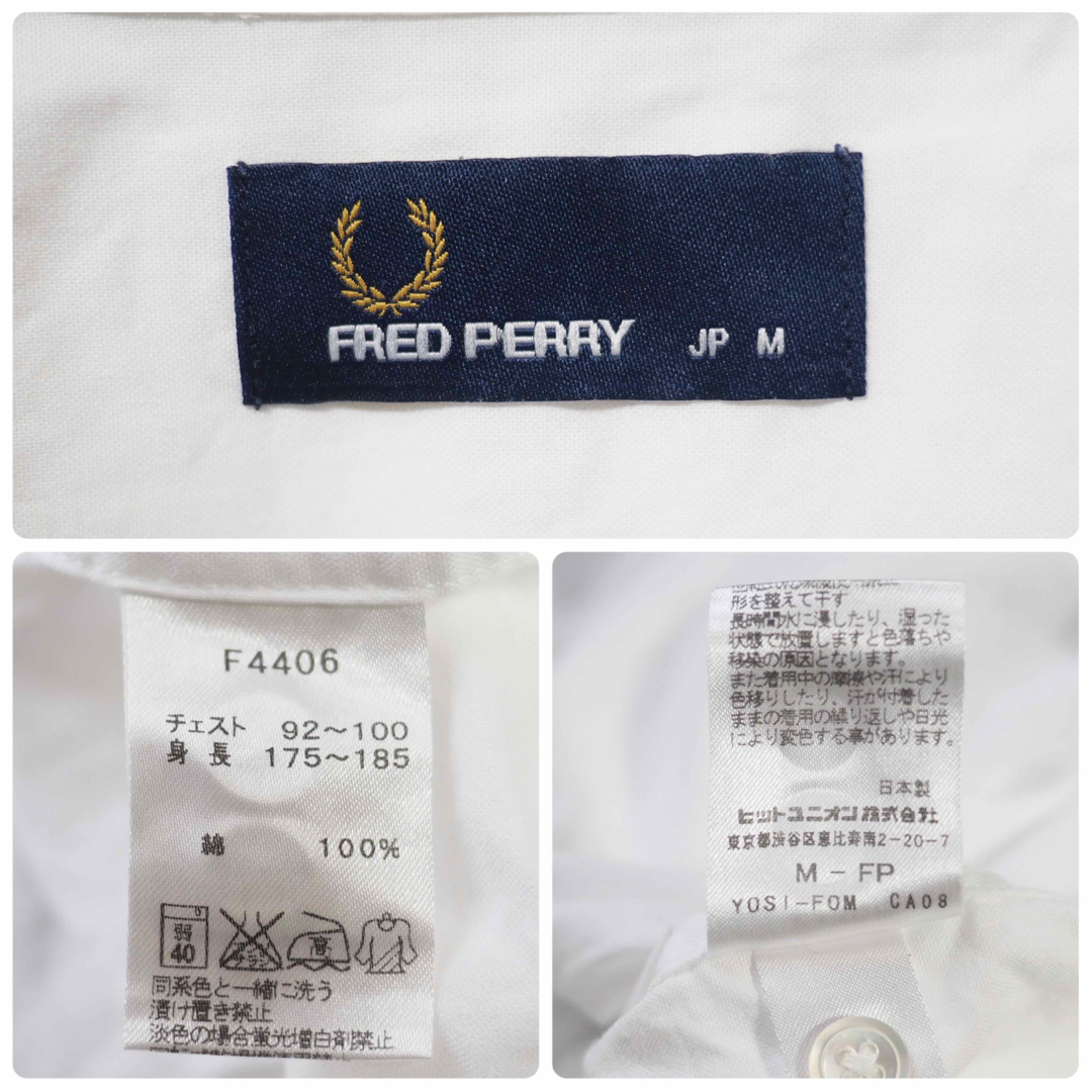 FRED PERRY 16SS ドットパターントリムBDシャツ 9