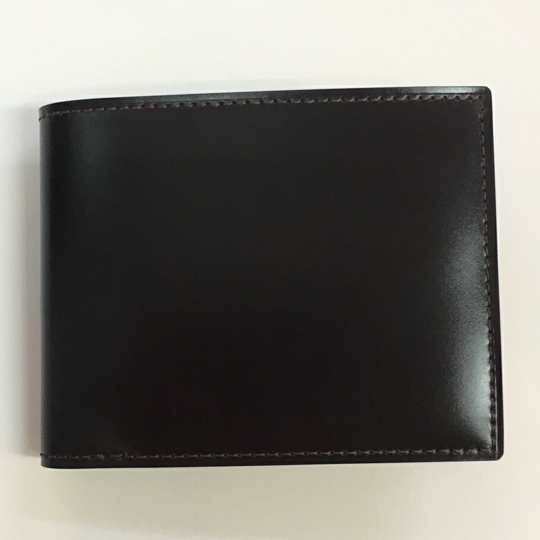 未使用品】GANZO ガンゾ コードバン 二つ折り財布 ネイビー-