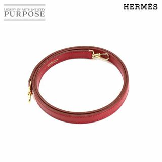 エルメス(Hermes)のエルメス HERMES ケリー ボリード ショルダー ストラップ ボックスカーフ ルージュヴィフ ゴールド 金具 VLP 90168702(その他)