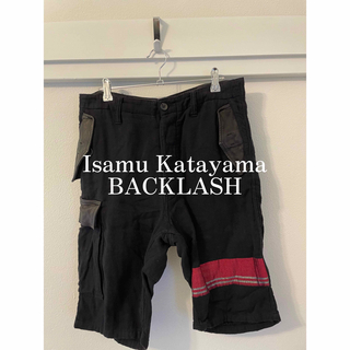 イサムカタヤマバックラッシュ(ISAMUKATAYAMA BACKLASH)のIsamu Katayama backlash leather pants (ショートパンツ)