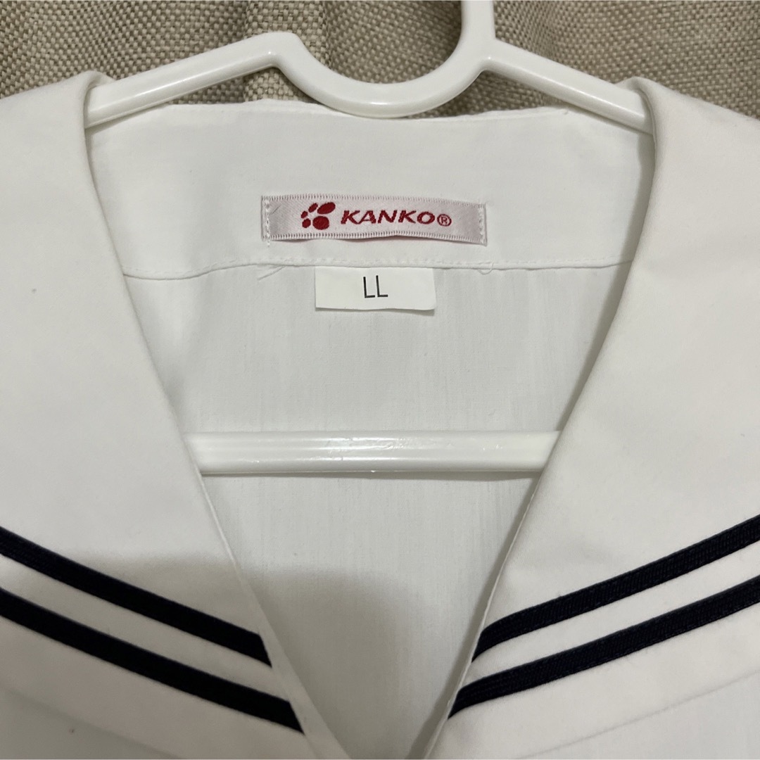 KANKO(カンコー)のカンコー　学生服　セーラー襟　KANKO LL レディースのトップス(シャツ/ブラウス(半袖/袖なし))の商品写真