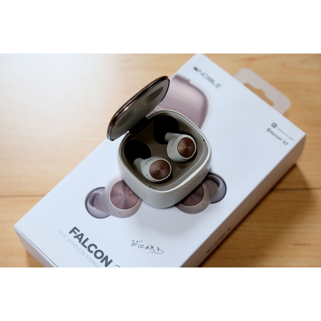 Noble(ノーブル)のNOBLE audio FALCON 2 ワイヤレスイヤホン  スマホ/家電/カメラのオーディオ機器(ヘッドフォン/イヤフォン)の商品写真