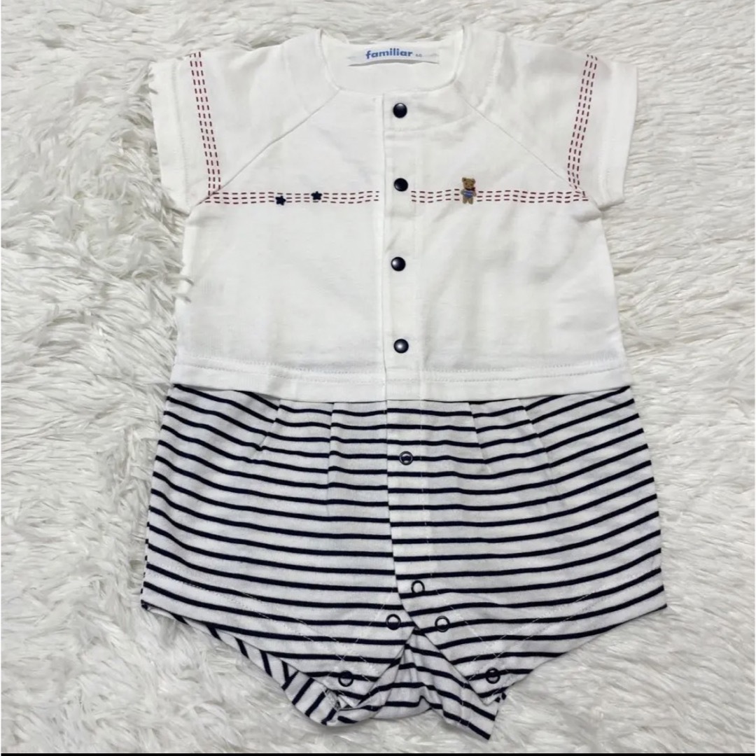 ファミリア ロンパース 4点 おまとめセット 美品 男の子 familiar