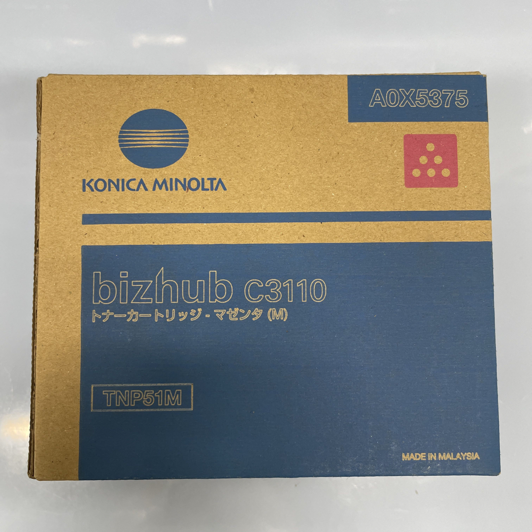 KONICA MINOLTA biz hub C3110 トナーカートリッジ マゼンタ TNP51Mの通販 by ハルキ's shop｜ コニカミノルタならラクマ