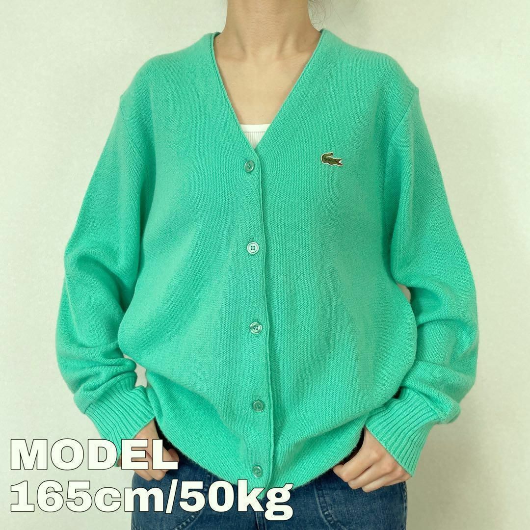 LACOSTE - IZOD ラコステ あいみょん着用 カーディガンニット L