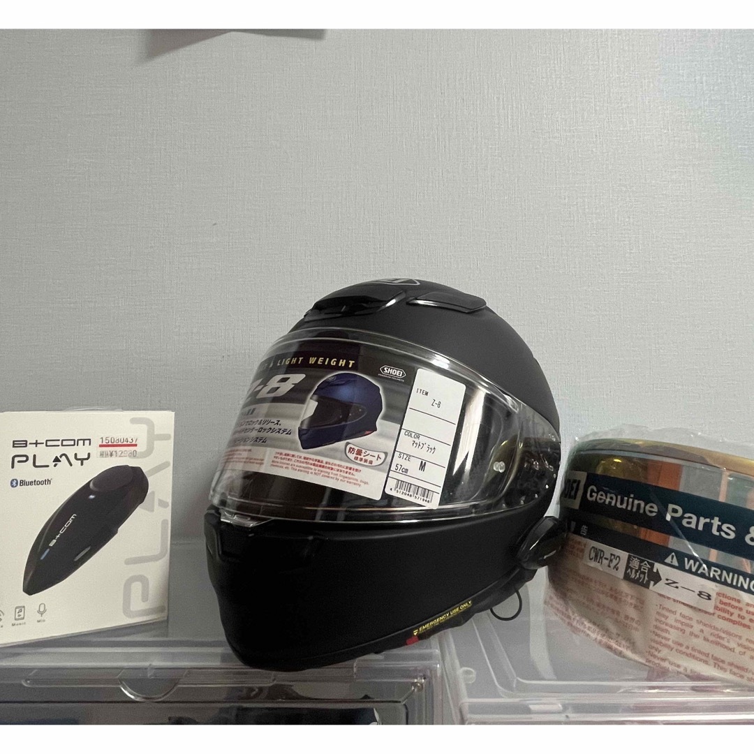 SHOEI Z-8 B+com play インカム セット フルフェイス-