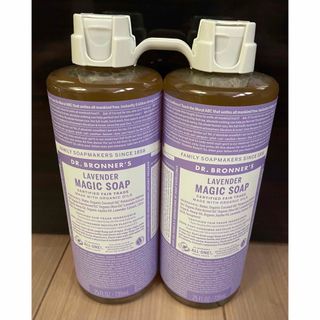 ドクターブロナー(Dr.Bronner)のマジックソープ ドクターブロナー 　ラベンダー　739ml × 2本 コストコ(ボディソープ/石鹸)