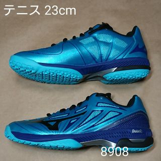 ミズノ(MIZUNO)のテニス 23cm ミズノ ウェーブエクシード4 OC(シューズ)