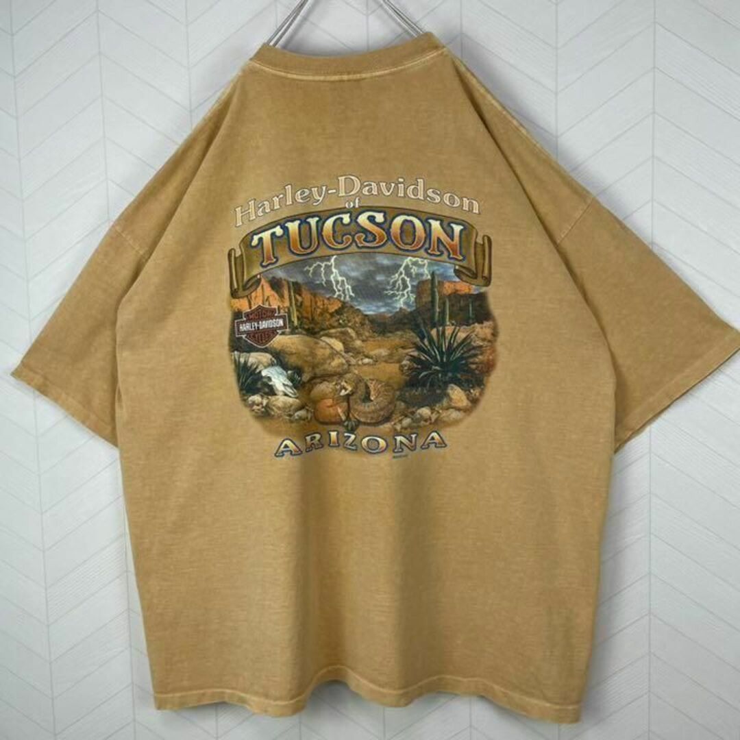 Harley Davidson - 激レア USA製 ハーレーダビッドソン Tシャツ 両面