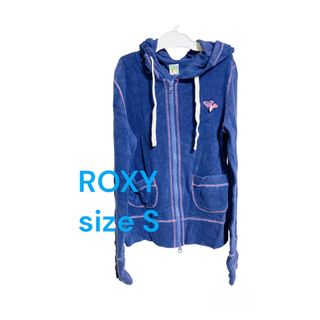 ロキシー(Roxy)のロキシー パイル生地 ジップアップ パーカー レディース 日焼け防止 海 タオル(パーカー)