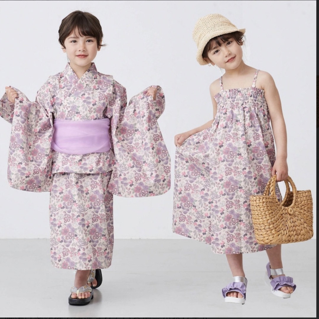 ベルメゾン(ベルメゾン)のベルメゾン　ディズニー　浴衣 キッズ/ベビー/マタニティのキッズ服女の子用(90cm~)(甚平/浴衣)の商品写真