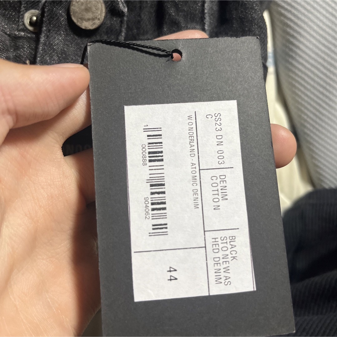 マルチボーダーシリーズ Egonlab. Atomic denim black SIZE:44