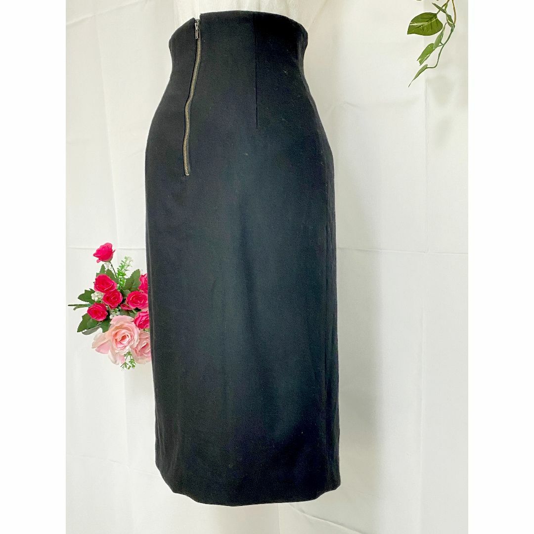 OPENING CEREMONY(オープニングセレモニー)のオープニングセレモニーレディーススリットスカート ブラック レディースのスカート(ひざ丈スカート)の商品写真