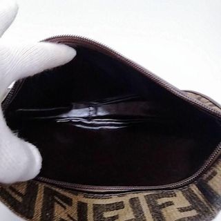 美品 希少 入手困難 オールド フェンディ ショルダーバッグ ズッカ柄 ブラウン
