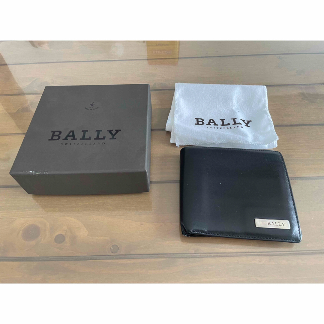 Bally(バリー)のBALLY バリー 2つ折り　財布　お札入れ　ブラック　メンズ メンズのファッション小物(折り財布)の商品写真