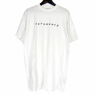 ヴェトモン(VETEMENTS)のヴェトモンVETEMENTS■21SSフロント刺繍フレンドリーロゴTシャツ(Tシャツ/カットソー(半袖/袖なし))