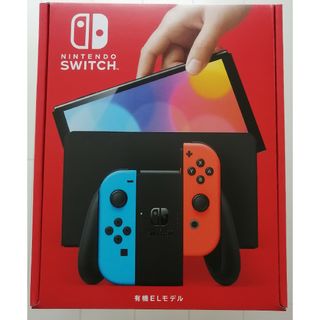 ニンテンドースイッチ(Nintendo Switch)のNintendo Switch有機ELモデル　ネオンブルーネオンレッド　新品(携帯用ゲーム機本体)