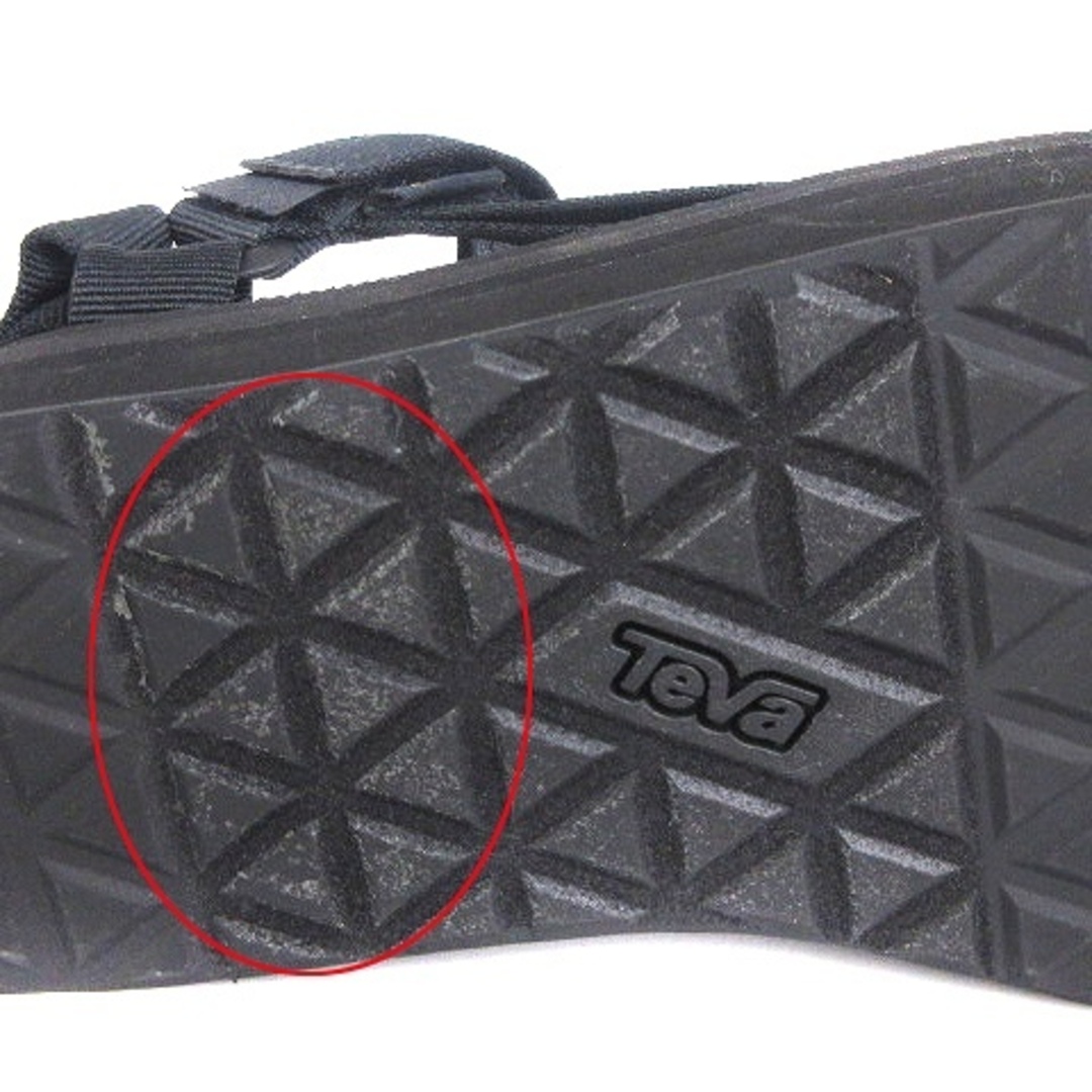 Teva(テバ)のテバ フラットフォームユニバーサル サンダル ストラップ 黒 25 メンズの靴/シューズ(サンダル)の商品写真