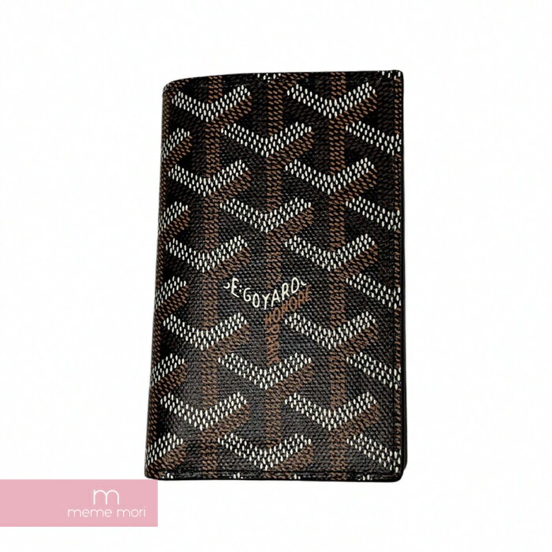 GOYARD Saint-Pierre Card Wallet STPIE2PMLTY12CL12P ゴヤール サン・ピエールカードホルダー ウォレット 名刺入れ カードポケット 札入れ レザー ブラック×ブラウン【230503】【新古品】【me04】