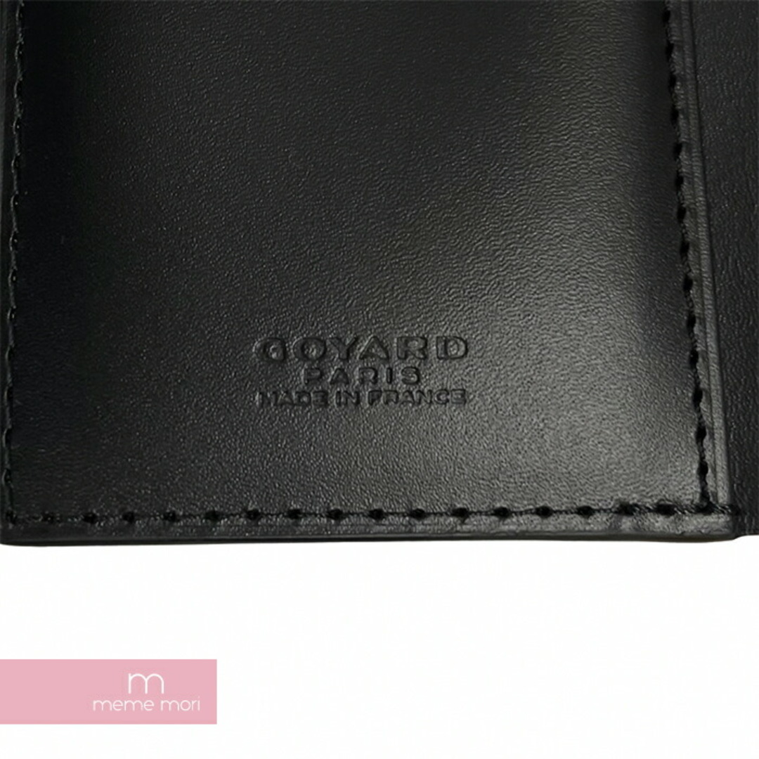 GOYARD Saint-Pierre Card Wallet STPIE2PMLTY12CL12P ゴヤール サン・ピエールカードホルダー ウォレット 名刺入れ カードポケット 札入れ レザー ブラック×ブラウン【230503】【新古品】【me04】