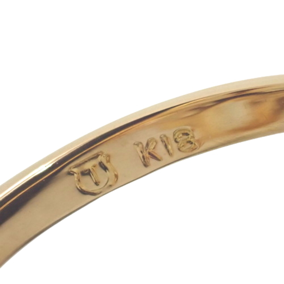 ノーブランドリング・指輪 パール エメラルド リング K18 イエローゴールド YG ゴールド金 グリーン緑 40802059915 レディースのアクセサリー(リング(指輪))の商品写真