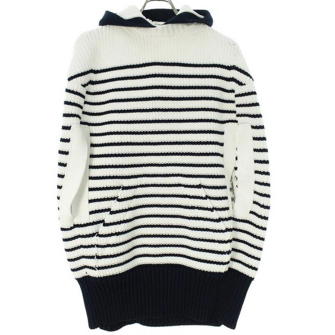 sacai(サカイ)のsacai Horizontal Stripe Knit Cape  レディースのトップス(ニット/セーター)の商品写真