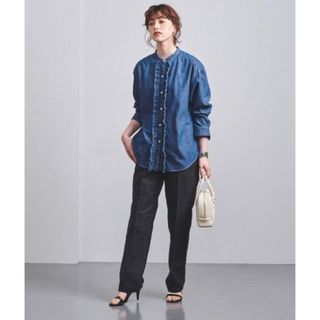 ユナイテッドアローズ(UNITED ARROWS)のUNITED ARROWS DENIM フリルシャツ(シャツ/ブラウス(長袖/七分))