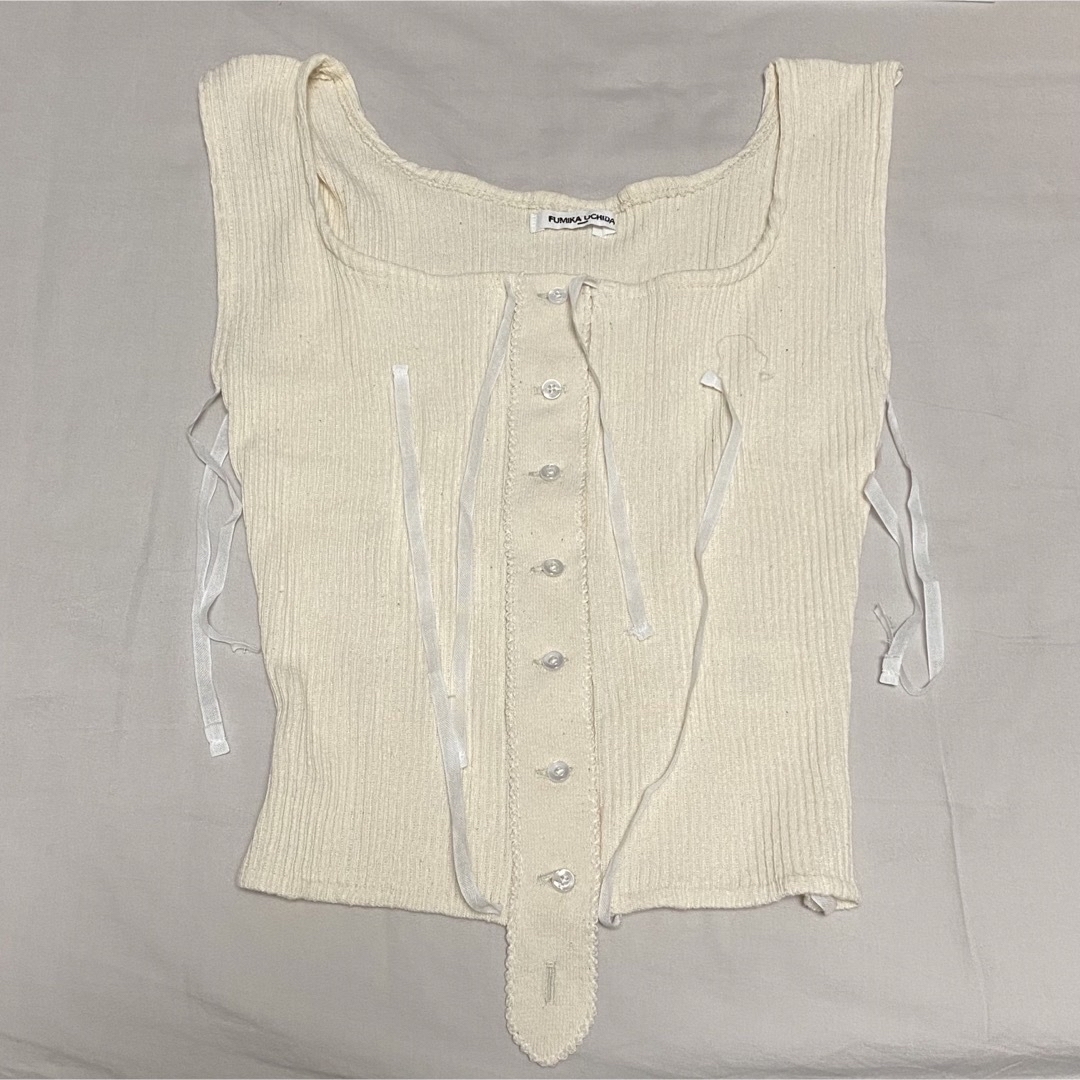 FUMIKA_UCHIDA  RIB CORSET TOPS 23SS