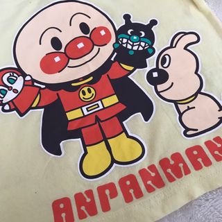 アンパンマン(アンパンマン)の80cm Tシャツ アンパンマン 半袖Ｔシャツ  黄色　イエロー(Tシャツ/カットソー)