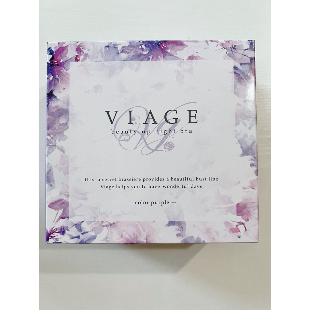 Viage  ナイトブラ (パープル　M/L) レディースの下着/アンダーウェア(ブラ)の商品写真