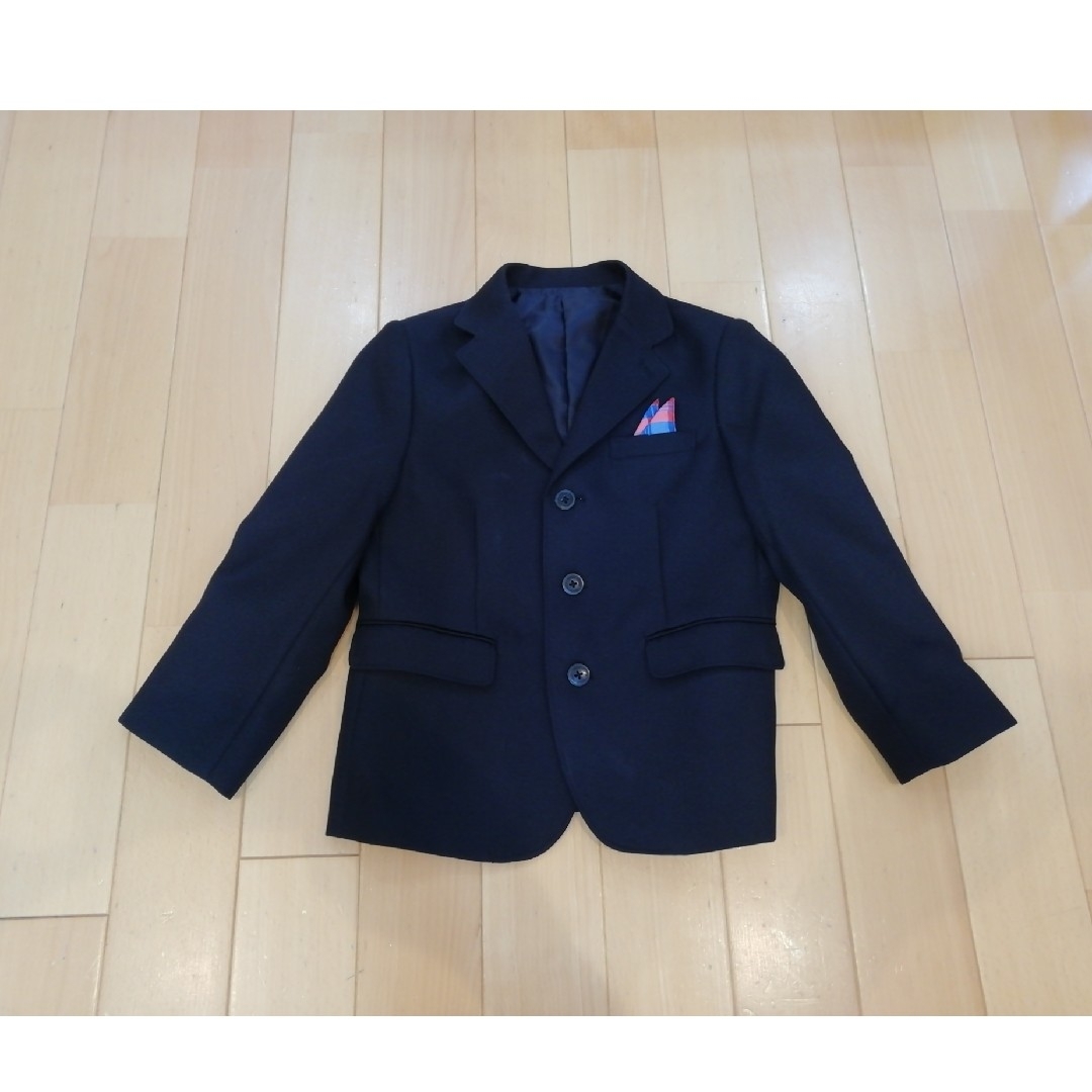 値下げサマーセール！男の子  卒園式 入学式スーツ 黒120cm キッズ/ベビー/マタニティのキッズ服男の子用(90cm~)(ドレス/フォーマル)の商品写真