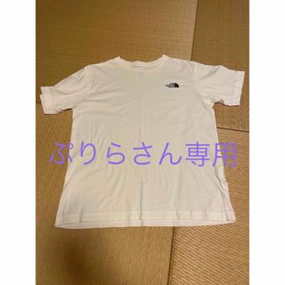 ザノースフェイス(THE NORTH FACE)のノースフェイス　ホワイト　Tシャツ　メンズ　ワンポイント　Sサイズ(Tシャツ/カットソー(半袖/袖なし))