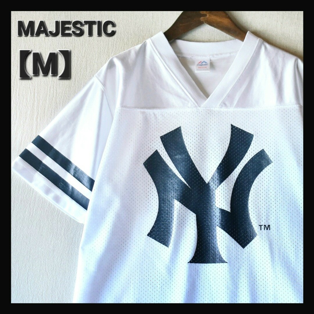 New York Yankees × majestic DC  ゲームシャツ