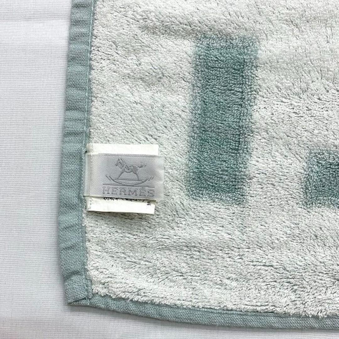 Hermes - エルメス ベビー バスタオル ブルー ホワイト 中古の通販 by