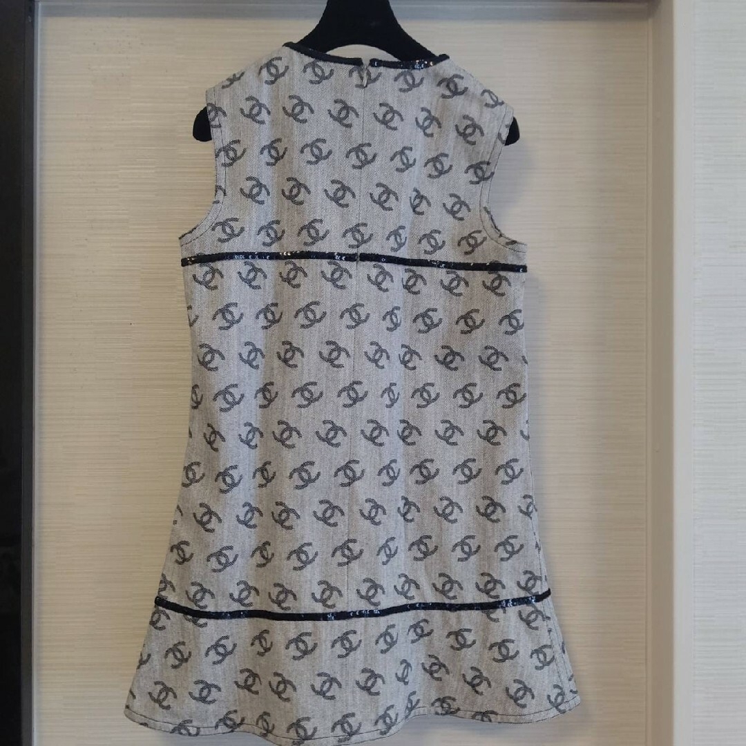 sale♡CHANEL♡ココマークワンピース♡一条響♡ひめかちゃん着用 ♡新品‼︎CHANEL ロゴたくさんワンピース♡